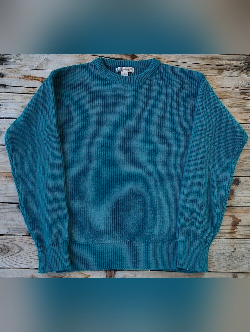 vintage '80s Gap Clothing Co. wool chunky knit sweater  men's Size Small